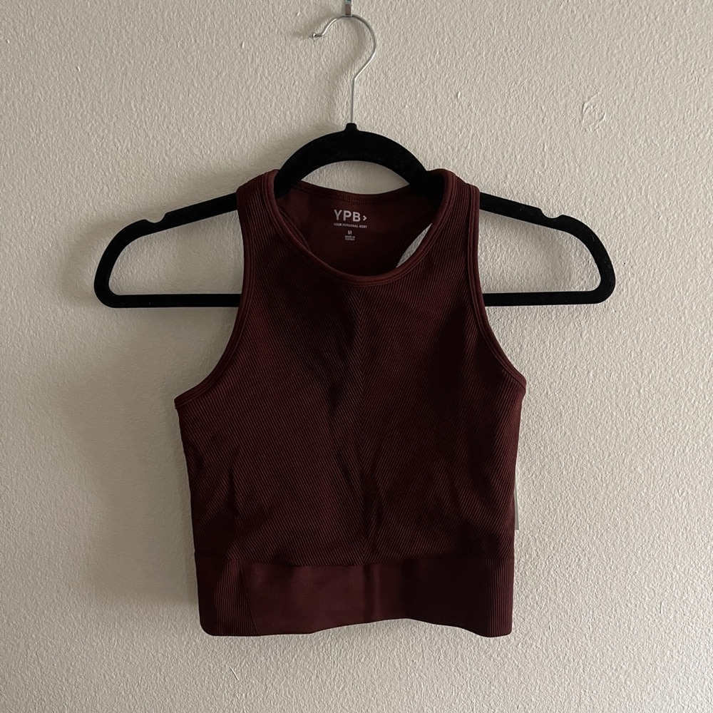 Abercrombie YPB sports crop top bra NWT